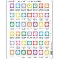 LARSEN Puzzle Hodiny 42 dílků