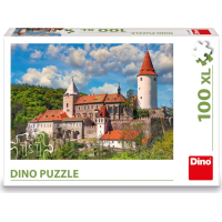 DINO Puzzle Hrad Křivoklát 100 XL dílků