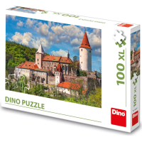 DINO Puzzle Hrad Křivoklát 100 XL dílků