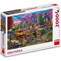 DINO Puzzle Malovaný Amsterdam 2000 dílků