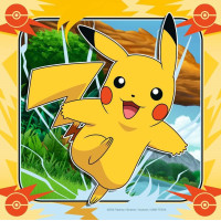 RAVENSBURGER Puzzle Pokémon 3x49 dílků