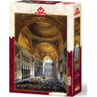 ART PUZZLE Puzzle První modlitba v mešitě Hagia Sofia 1000 dílků