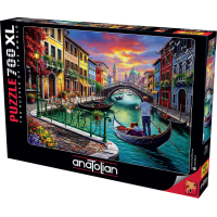 ANATOLIAN Puzzle Černá gondola XL 700 dílků