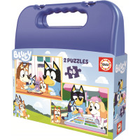 EDUCA Puzzle v kufříku Bluey 2v1 (48 dílků)