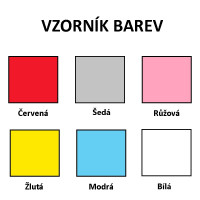 Dětský dřevěný stoleček z masivu - růžový