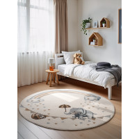 Dětský kusový koberec Villeroy & Boch Boho Kids 106304 Cream Multicolor kruh