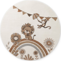 Dětský kusový koberec Villeroy & Boch Boho Kids 106307 Cream Multicolor kruh