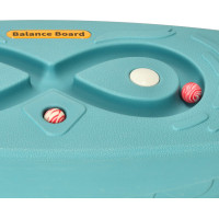 Balanční deska s kuličkovým labyrintem - tyrkysová
