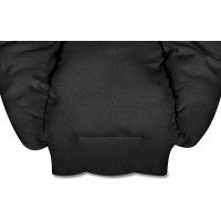 Podsedák LUARO XXL do houpacího křesla - černý