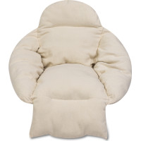 Podsedák LUARO XXL do houpacího křesla - ecru