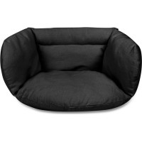 Podsedák LUARO do houpacího křesla - černý