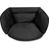 Podsedák LUARO do houpacího křesla - černý