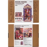 RoboTime 3D skládačka Zarážka na knihy Miniatura domečku Koutek kouzelné fantazie