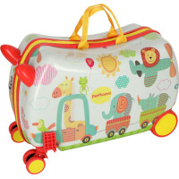 Dětský cestovní kufr na kolečkách - ZOO