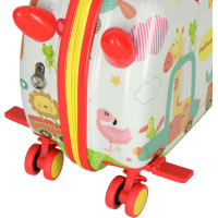 Dětský cestovní kufr na kolečkách - ZOO