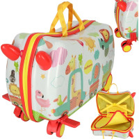 Dětský cestovní kufr na kolečkách - ZOO