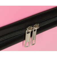 Dětský cestovní kufr na kolečkách - Růžová kočka