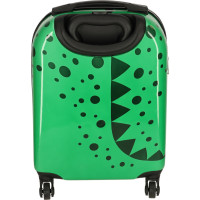 Dětský cestovní kufr na kolečkách - Krokodýl