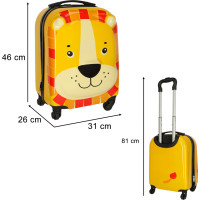 Dětský cestovní kufr na kolečkách - Lev