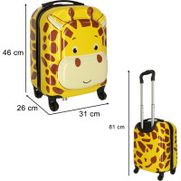 Dětský cestovní kufr na kolečkách - Žirafa