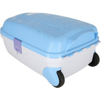 Dětský cestovní kufr na kolečkách/příruční zavazadlo - modrý