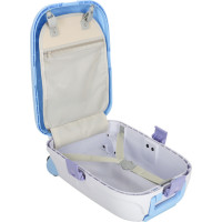 Dětský cestovní kufr na kolečkách/příruční zavazadlo - modrý