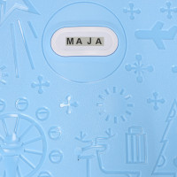 Dětský cestovní kufr na kolečkách/příruční zavazadlo - modrý