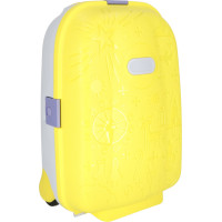 Dětský cestovní kufr na kolečkách/příruční zavazadlo - žlutý