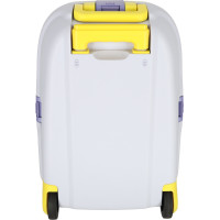 Dětský cestovní kufr na kolečkách/příruční zavazadlo - žlutý