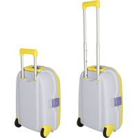 Dětský cestovní kufr na kolečkách/příruční zavazadlo - žlutý