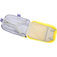 Dětský cestovní kufr na kolečkách/příruční zavazadlo - žlutý