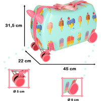 Dětský cestovní kufr na kolečkách - Zmrzlina