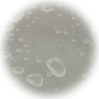 Ochranná trojúhelníková stínící plachta proti slunci LUARO - 3x3x3 m - šedá