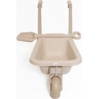 DOLONI Kolečko s lopatou EKO béžové