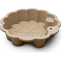 DOLONI Pískoviště Květina EKO béžová se slunečníkem