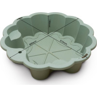 DOLONI Pískoviště Květina EKO zelená se slunečníkem