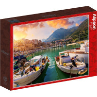 ALIPSON Puzzle Lodě v sicilském přístavu 1000 dílků