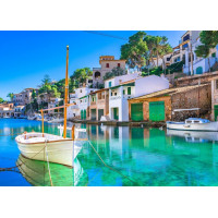 BLUEBIRD Puzzle Rybářský přístav v Cala Figuera 500 dílků