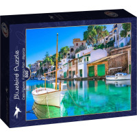 BLUEBIRD Puzzle Rybářský přístav v Cala Figuera 500 dílků