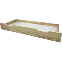 Dětská postel z masivu borovice FRANK - 200x90 cm - přírodní