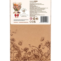 RoboTime 3D dřevěná skládačka Oranžová gerbera