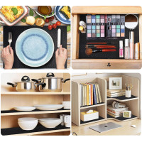 Protiskluzová podložka do zásuvky HALVE 48 x 500 cm - černá