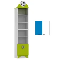 Regál FOTBAL - TYP C, modrý