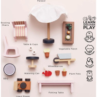 Le Toy Van Domeček pro panenky Zimní zahrada