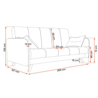 Pohovka FERRARA (více variant)