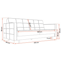 Rozkládací pohovka TERST 210 (více variant)