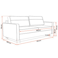Rozkládací pohovka MESSINA (více variant)