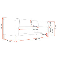 Pohovka PESCARA (více variant)