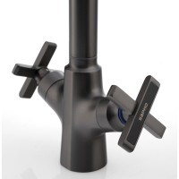 Sapho XELLA stojánková dřezová baterie, gun metal XE603GM