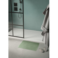 Gedy FUZZY koupelnová předložka, 60x100cm, 100% polyester, protiskluz, zelená 96FY100607